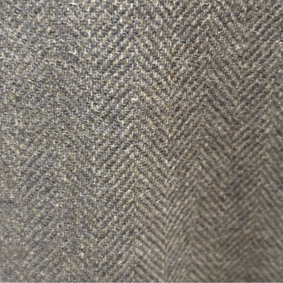 Doncaster Blue & White Midi Pencil Skirt | Wool Angora Blend | Size 4 - Picture 6 of 6